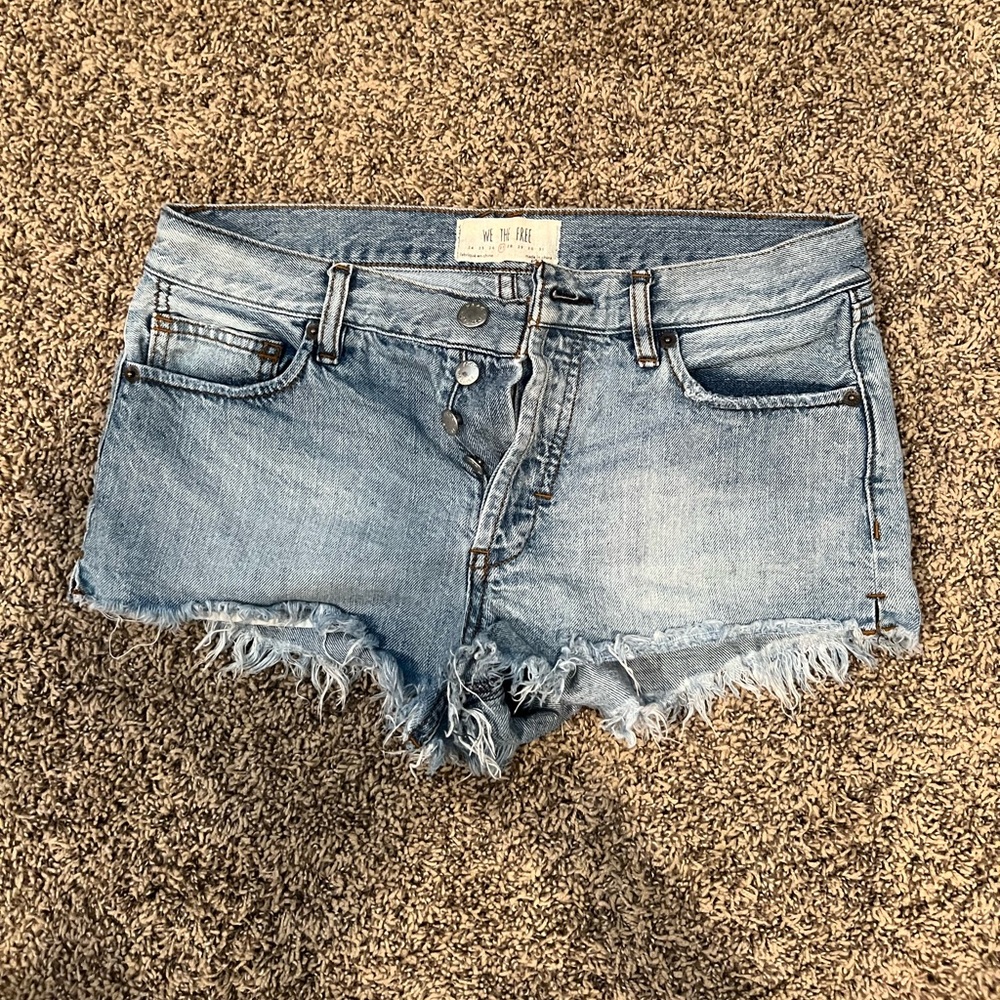 Free People Denim Shorts